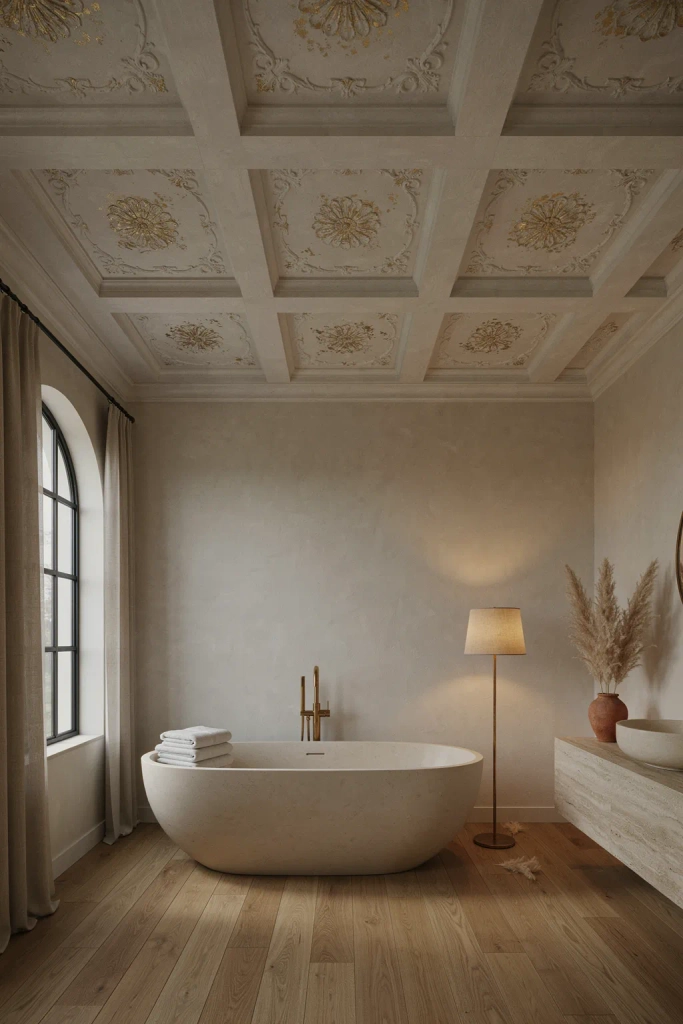 Gold Leaf Ceiling Detail