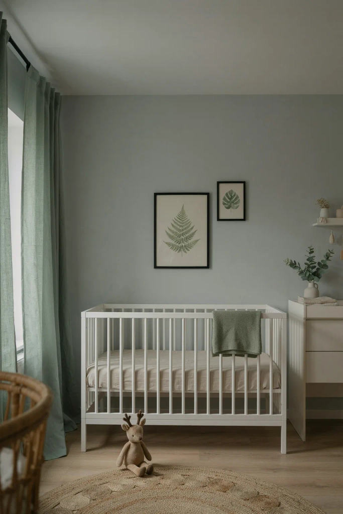 Grey and Sage Green Nursery