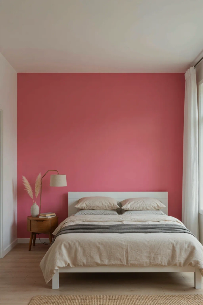 Hot Pink Accent Wall