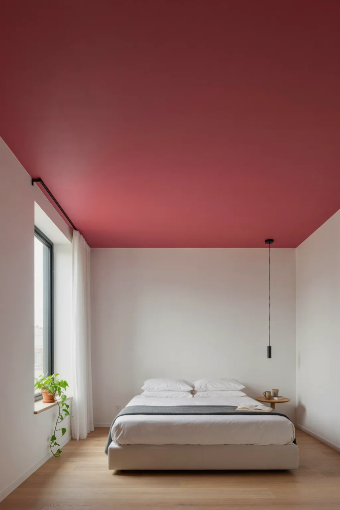 Hot Pink Ceiling Statement