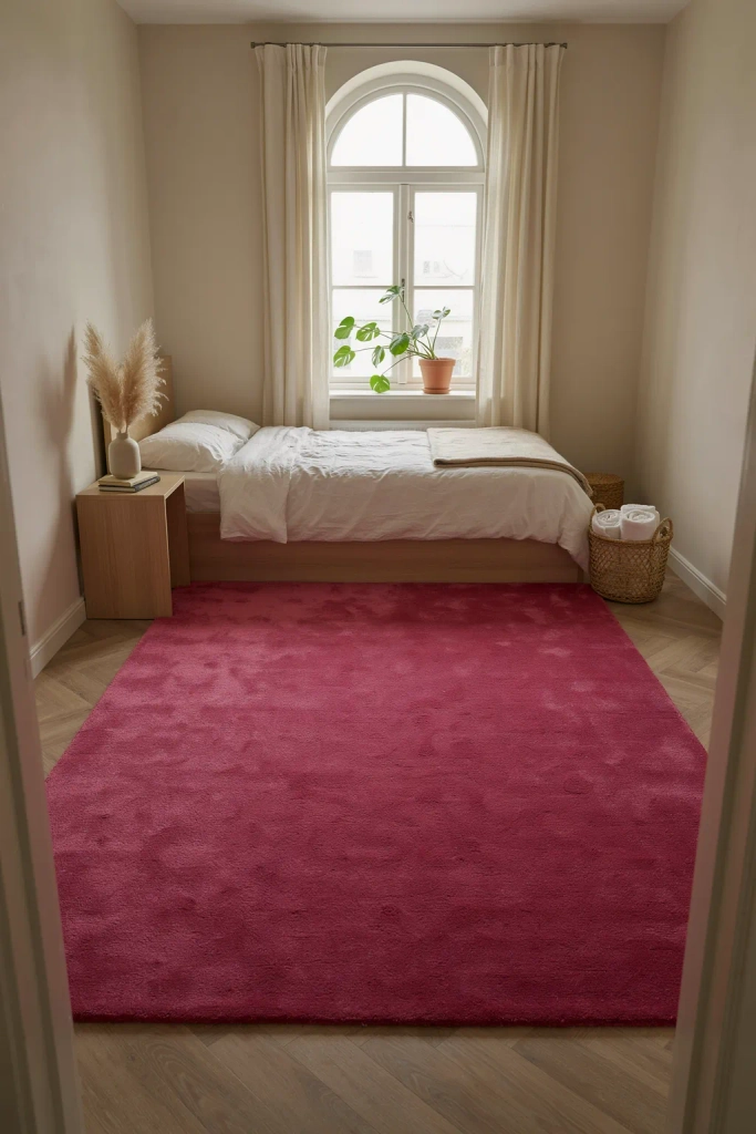 Hot Pink Rug Statement
