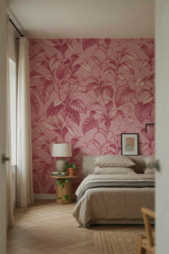 Hot Pink Wallpaper Pattern