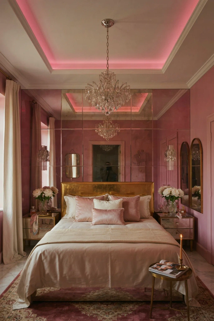 Hot Pink and Gold Glam 4 Hot Pink Bedroom Ideas