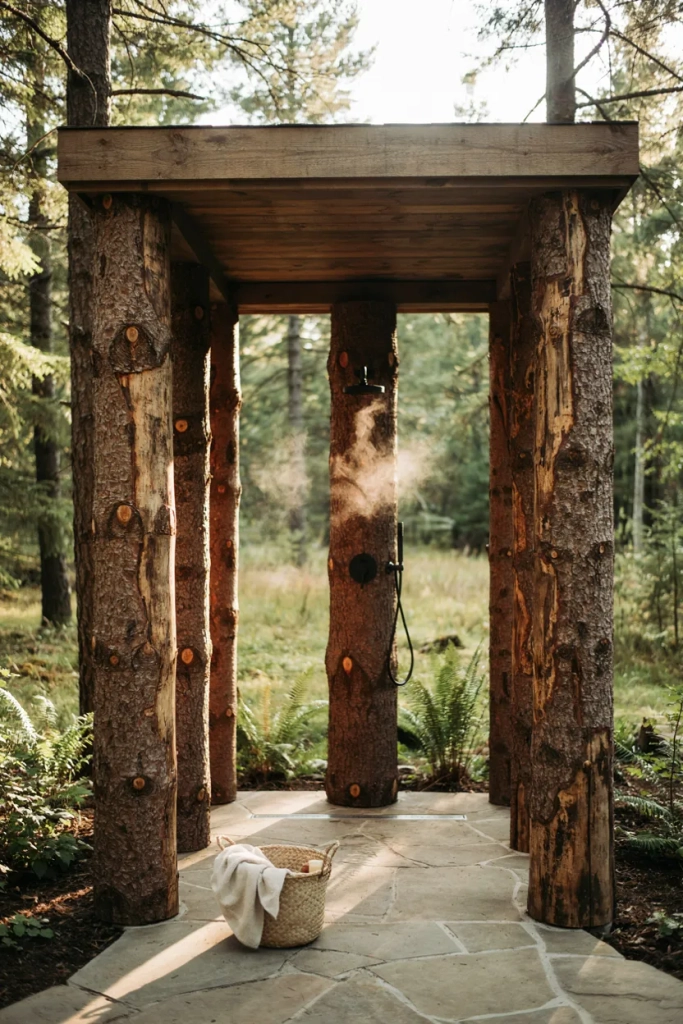Log Cabin Style Corner Post