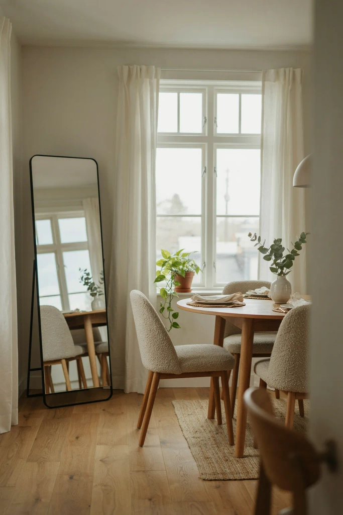 Mirror Facing a Window