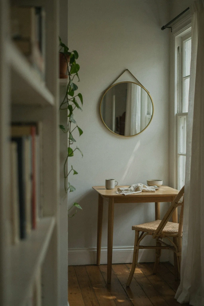  Mirror in Small Dining Nook