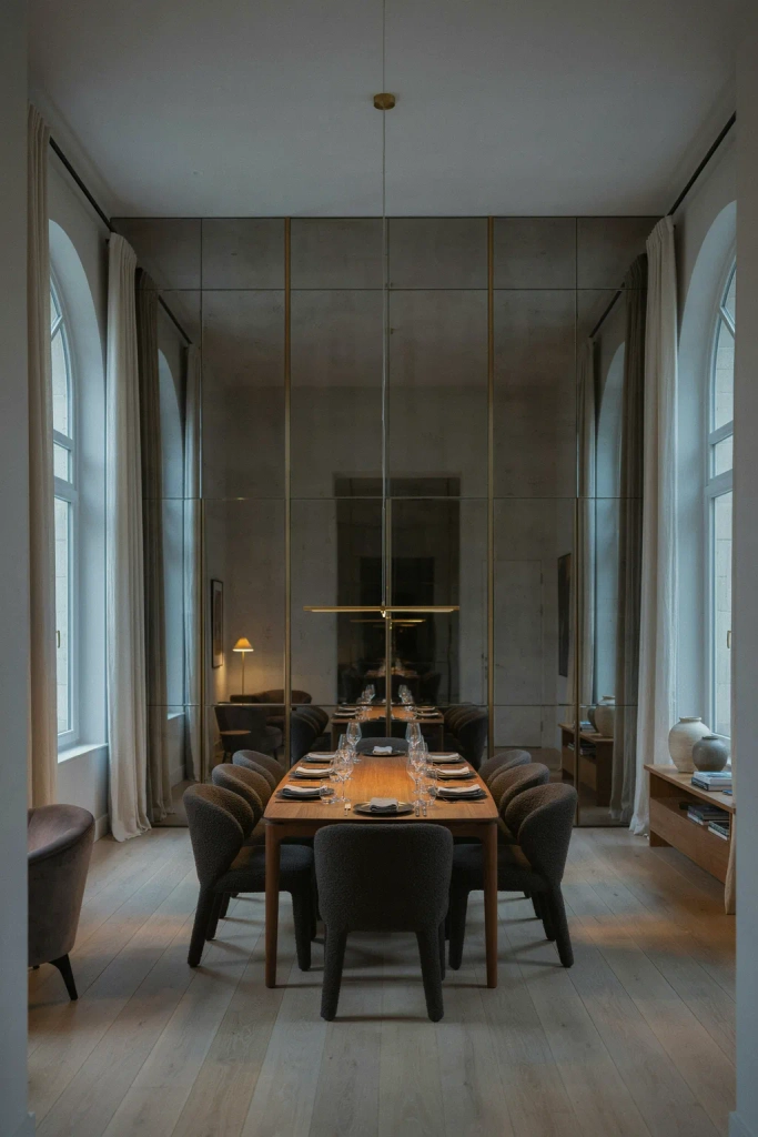Mirrored Wall Panels