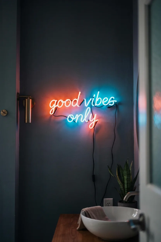 Neon Sign Wall Feature