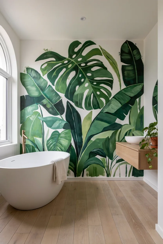 Over sized Botanical Wall Mural