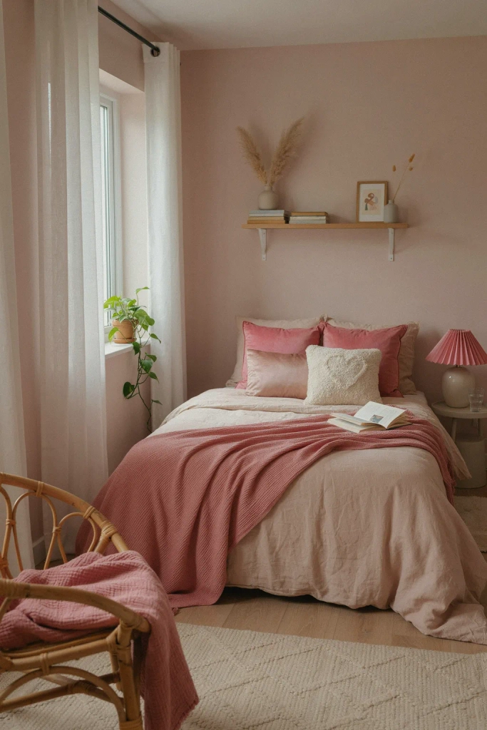 Pastel Pink Meets Hot Pink
