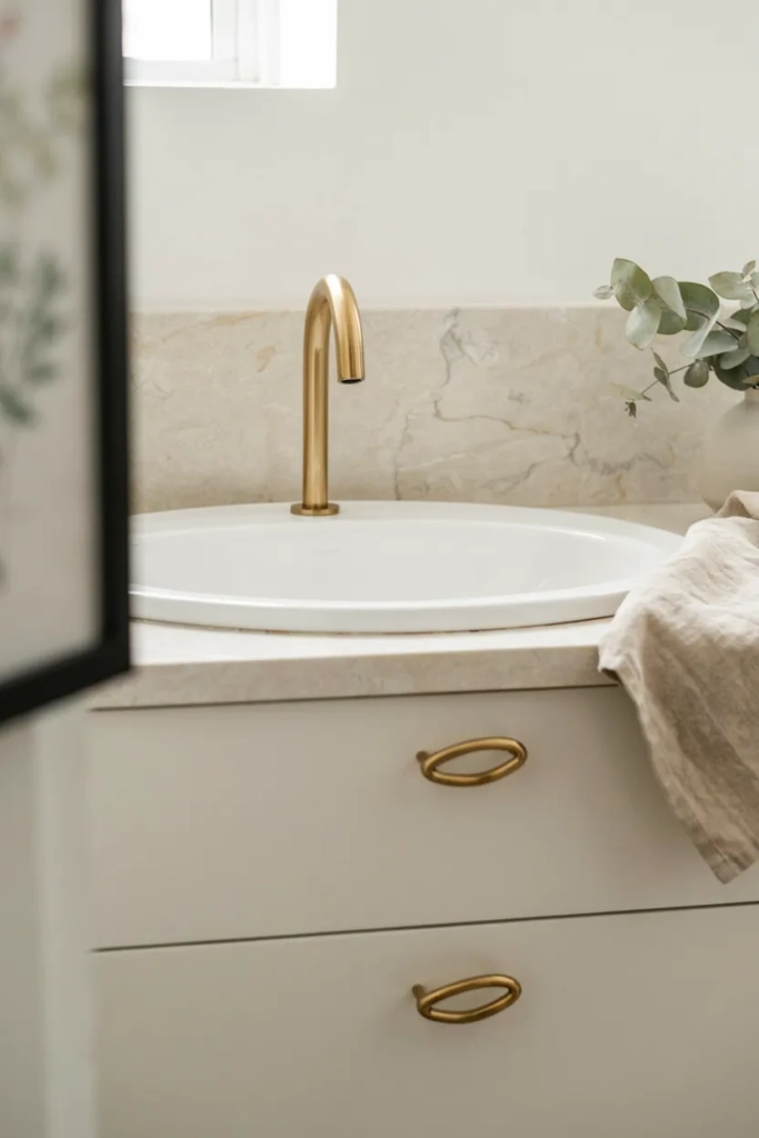 Playful Faucet and Hardware Choices