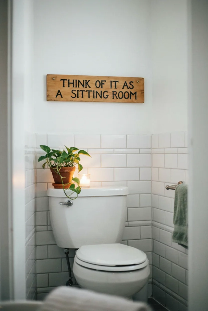 Quirky Novelty Bathroom Signage