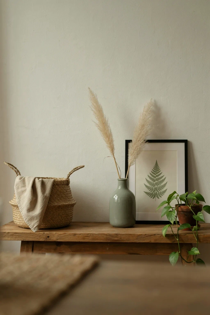  Sage Green Console Table Vignette