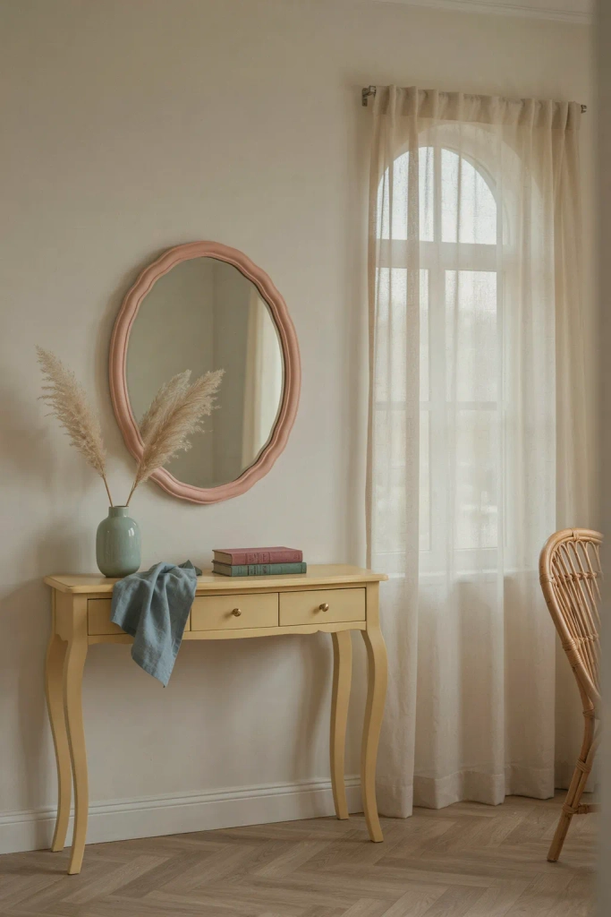  Scalloped Edge Mirror