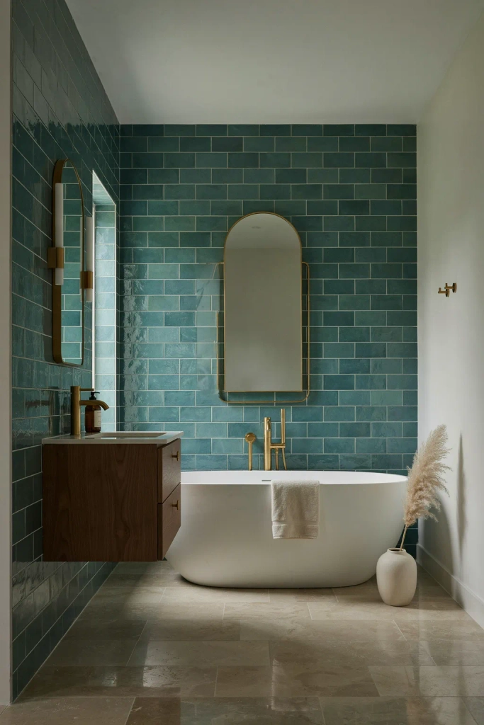 Teal and Gold Combination