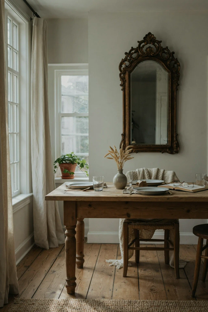 Vintage Ornate Mirror