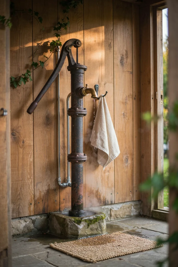 Vintage Well Pump Fixture