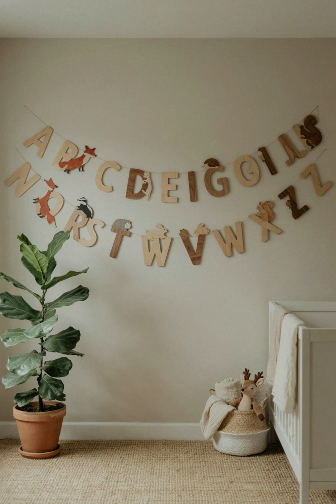 Woodland Alphabet Wall Art