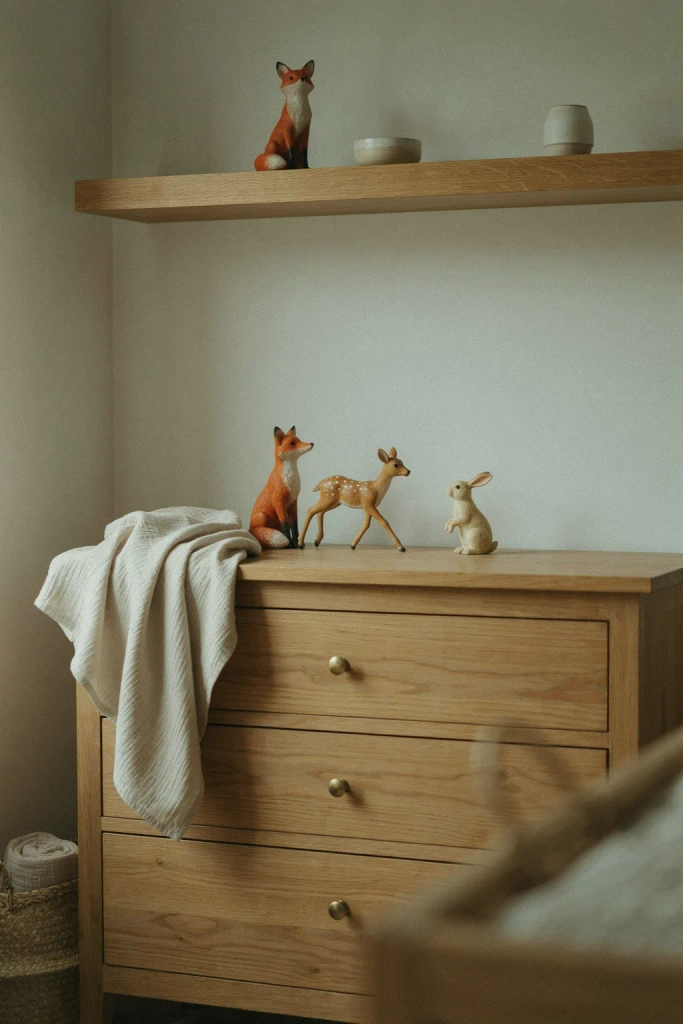 Woodland Animal Wall Shelf Display