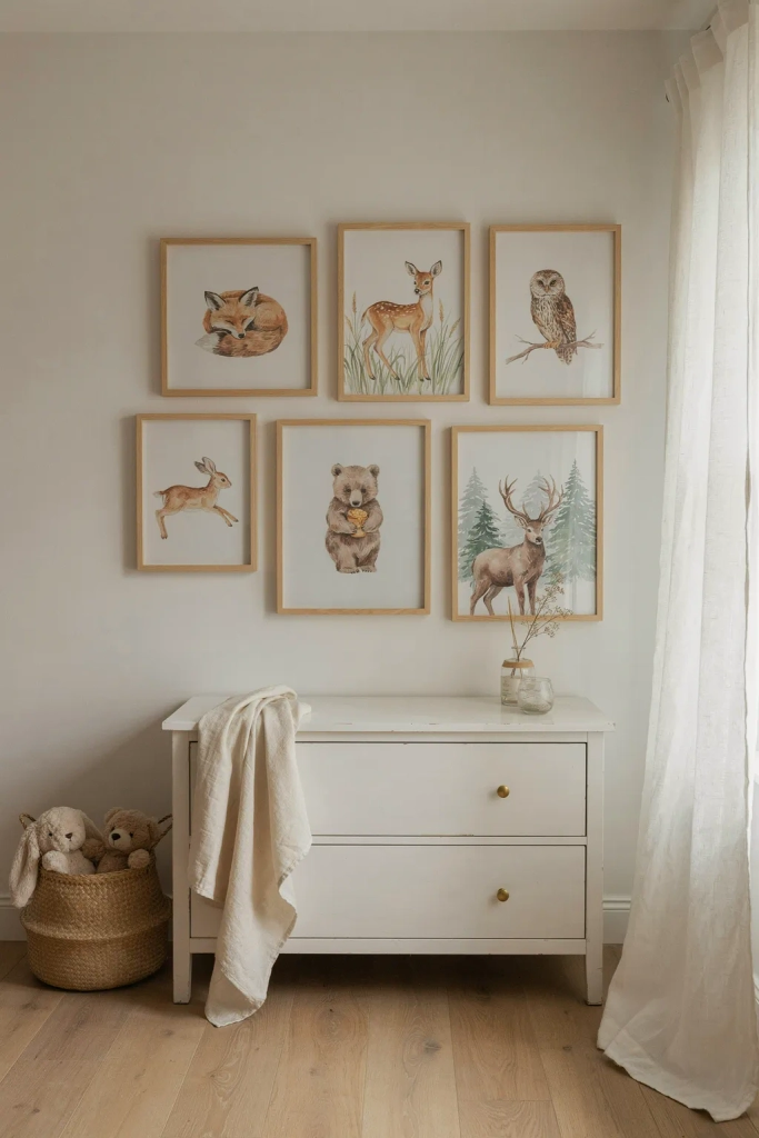 Woodland Nursery Gallery Wall